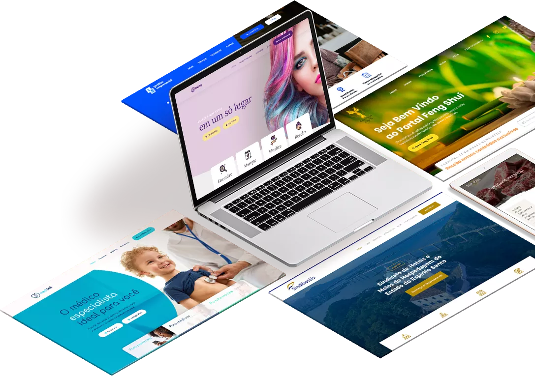 Exemplo de site profissional desenvolvido pela ScaleWeb